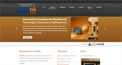 Desktop Screenshot of grupohometek.com